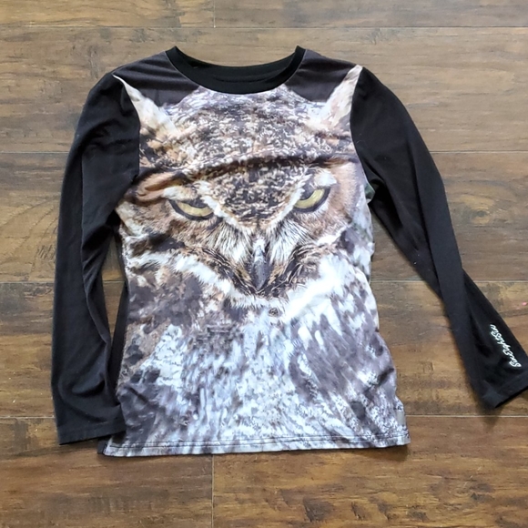 686 snowboarding ladies tech long sleeve shirt OWL - Picture 1 of 3